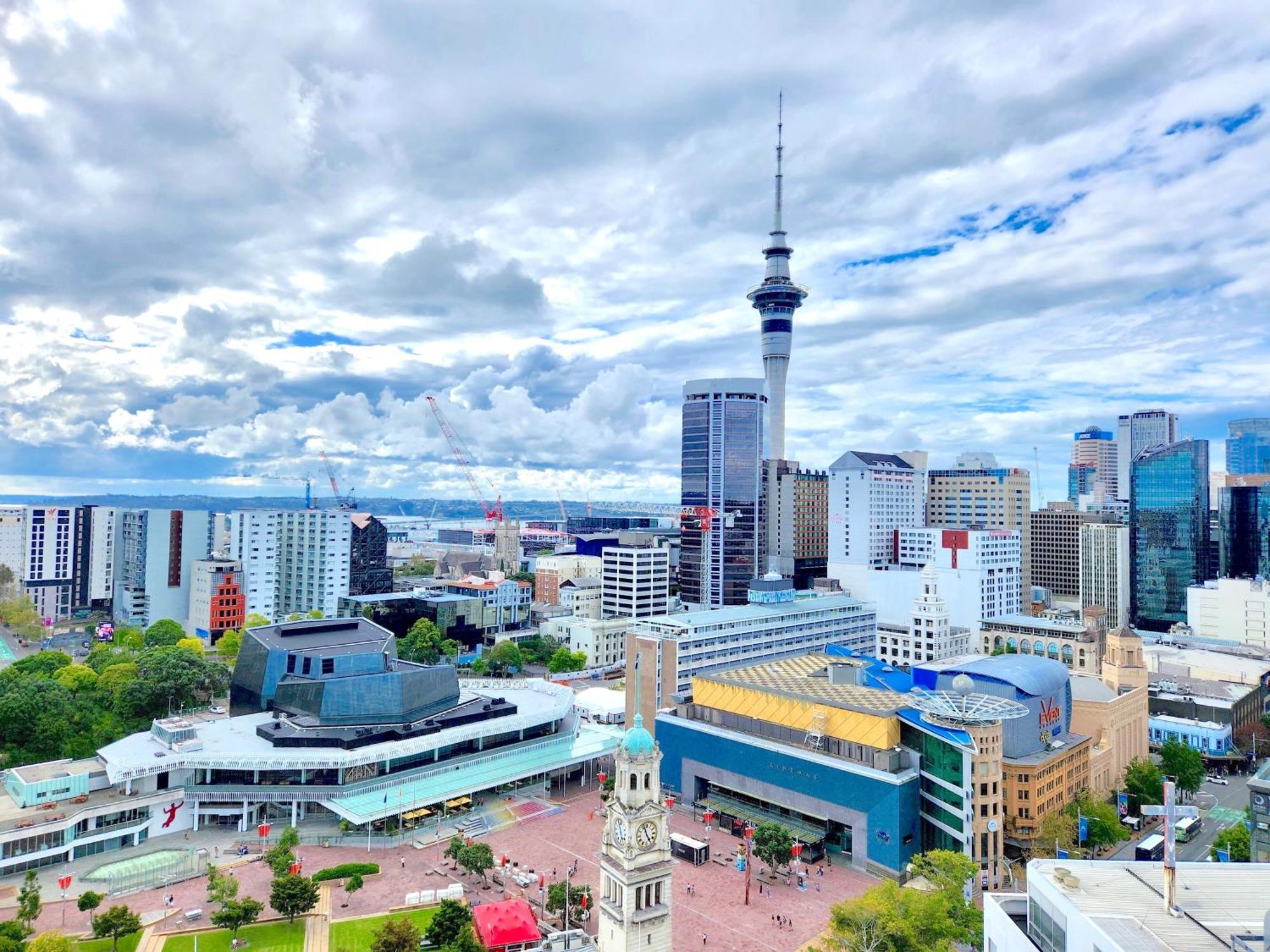 Skytower And City View 2 Bedroom Apartment On High Floor Auckland Zewnętrze zdjęcie
